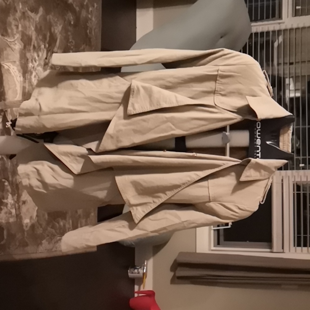 Alexander McQueen short trench woman's jacket